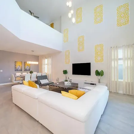 Stunning Villa 5Beds 5Bath Pool Jacuzzi 5Min From Disney